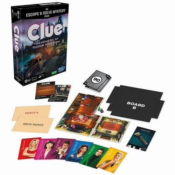 Clue Treachery At Tudor Mansion Board Game