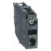 Angle View: Schneider Electric Contact Block,1NO + 1NC Slow Break,22mm ZBE205