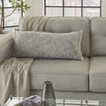 thumbnail image 4 of Mina Victory Life Styles Woven Fringe Modern Cotton Throw Pillow in Gray, 4 of 5