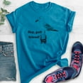 thumbnail image 2 of Hey Gull Friend Shirt, Unisex Women's Men's Shirt, Seagull Shirt, Beach Shirt, Animal Pun Shirt, Heather Blue, Medium, 2 of 6