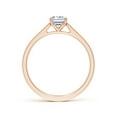 thumbnail image 2 of ANGARA Natural 0.75 Ct. Diamond Solitaire Engagement Ring in 14K Rose Gold for Women (Ring Size: 3), 2 of 10
