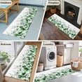 thumbnail image 5 of Runner Rug 2'x6', Green Blooms Floral Washable Non-Slip Hallway Runner Rugs, Farmhouse Spring Flowers Botanical Bedside Rugs Floor Mats Carpet Runners for Kitchen Bathroom Laundry Room, 5 of 8