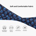 thumbnail image 3 of cool blue flower Skull Sports Headband for Women Men, Running Headband Sweat Bands for Cycling, Yoga, Spa, Athleti, Workout - Moisture Wicking Hairband, 3 of 5