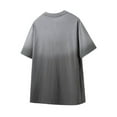 thumbnail image 5 of Handshe Men's Casual T-Shirt with Relaxed Fit, Distressed Wash, Gradient Design for Daily Wear and Casual Outings, 5 of 5