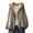 Yellow, variant on Joernso Women Spring Autumn Coat Hooded Drawstring Hem Long Sleeve Printing Loose Zipper Closure Jacket with Pockets Daily Wear Commuting Outerwear