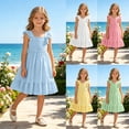 thumbnail image 6 of Tigivemen Flower Girls Dresses Floral Boho Sleeveless Sundresss Toddler Girl Wedding Guest Dress Size 3-4 Y, 6 of 6