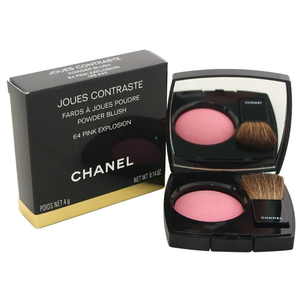 CHANEL - Chanel Joues Contraste Powder Blush - # 64 Pink Explosion 0.14 ...