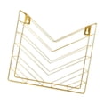 thumbnail image 4 of Revistero de Pared Organizador de Archivos Colgante Portalibros Metal Revistero Soporte para Cartas Decorativo Funcionalidad Metálica Adecuado para Oro, 4 of 8