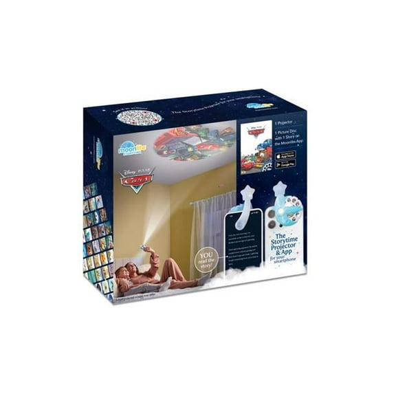 Moonlite Storytime 9108306 Disney Pixar Cars Storybook Projector, Multi Color