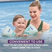 Puddle Jumper AquaStar Fabric Inflatable Armband Floaties, Up to 66lbs (30kg) Weight Capacity