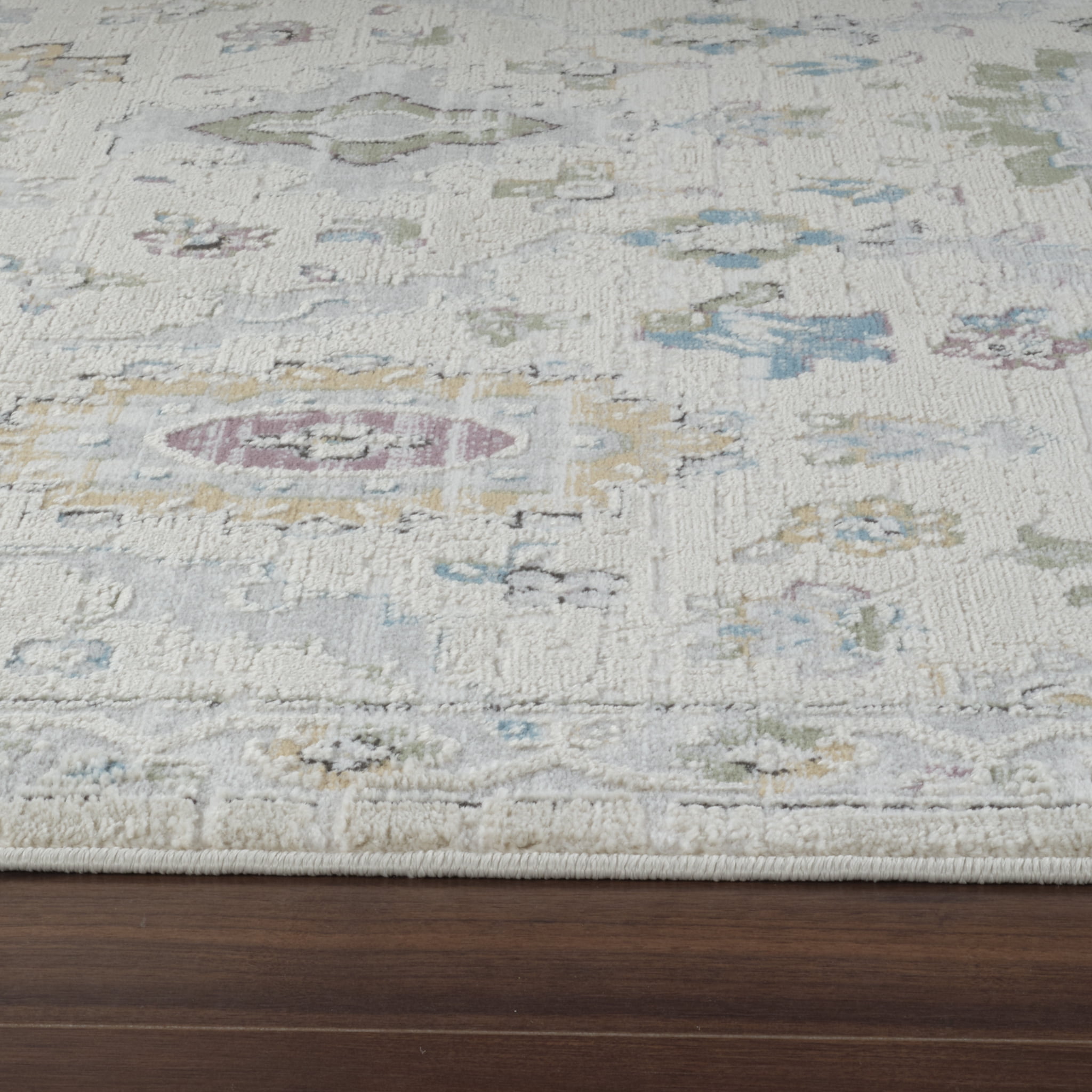 Rug Branch Nomad Classic Indoor Area Rug, Beige Cream, Boho - Living Room, Bedroom, Dining Room, and Kitchen