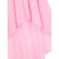 thumbnail image 6 of Haitryli Gymnastics Leotard for Girls Crop Top with Skirt Set Lyrical Dance Outfits Ballet Costume for Performance Pink 14, 6 of 7