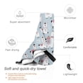 thumbnail image 2 of Quick Dry Towel Llama Alpaca Seamless Pattern Quick Dry Microfiber Soft And Absorbent Bath Towel Outdoor Travel Oversized Beach Towel For Adults Kids, 2 of 6