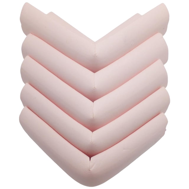 Protector suave de esquina ProtekPink 5pzas 6x6x2.5cm Rosa Tipo L Protector Espuma Suave
