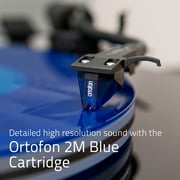 Fluance RT85 Reference High Fidelity Vinyl Turntable Record Player with Ortofon 2M Blue Cartridge, Acrylic Platter, Speed Control Motor, High Mass MDF Wood Plinth, Vibration Isolation Feet - Walnut