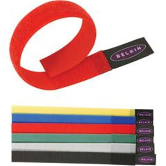 8'' Cloth Tie Cable Ties - Pack of 6