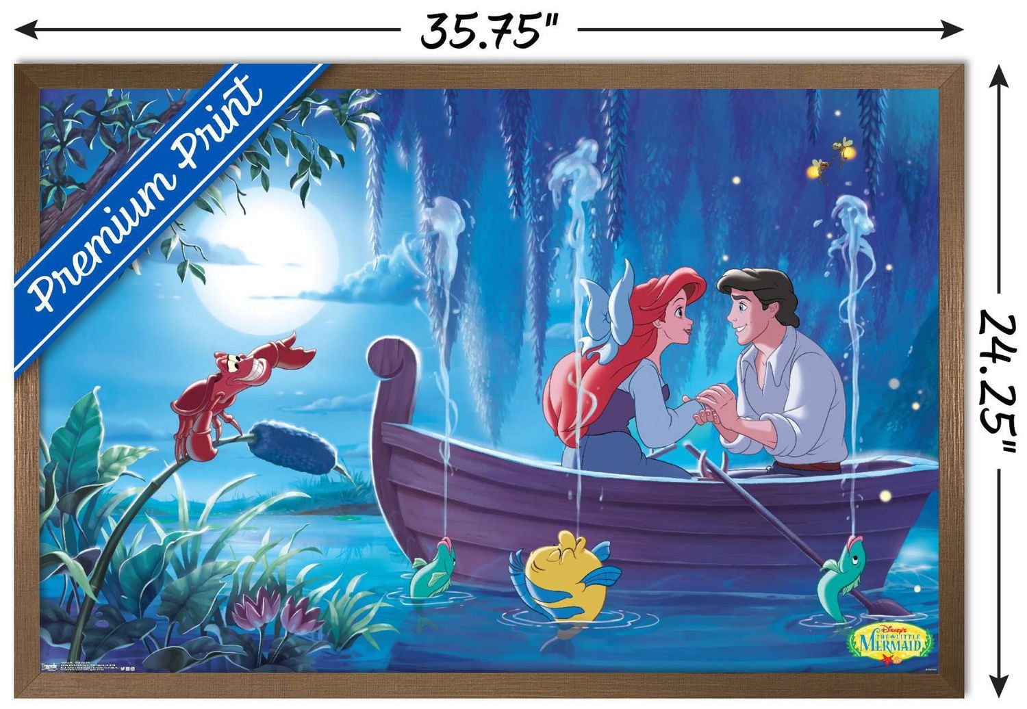 Disney The Little Mermaid - Ariel - Kiss The Girl Wall Poster