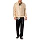 thumbnail image 2 of Chaqueta Varsity con lentejuelas INSPIRE CHIC para hombres, chaqueta bomber brillante de fiesta disco de los 70, cierre de cremallera, 2XL dorada, 2 of 4