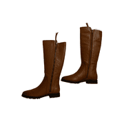 Naturalizer Women's Brown Gael Cinnamon Leather Knee Boot Size 6.5 M