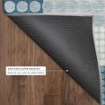thumbnail image 6 of Addison Rugs Mayfield Premium Machine Washable Transitional Geometric Teal Rectangle Rug, 10' x 14', 6 of 8