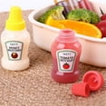 thumbnail image 6 of Mini Condiment Bottles 1Pc Portable Seasoning Storage Containers Jars Bpa-Free Food-Grade Leak-Proof Dispensers For Ketchup Honey Salad Mustard Mayo O Oil, 6 of 8
