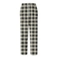thumbnail image 5 of Havenx Pajama Pants Men Microfleece Plaid Flannel Pajama Bottoms 2025 Trendy Big and Tall Sleeping Pants Elastic Waist Wide Leg Soft Sleep & Lounge Pants,Black 2XL, 5 of 6