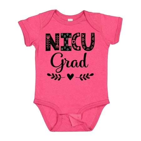 

Inktastic NICU Graduate Baby Girl Gift Baby Boy or Baby Girl Bodysuit