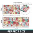 thumbnail image 7 of Pioneer Flower Floral Print Pattern Kitchen Rugs Sets Of 2,Anti Fatigue Kitchen Mat Rugs Non Slip Washable,Decorative Kitchen Floor Mats for Kitchen,Sink,Laundry,17"x30"+17"x47", 7 of 7