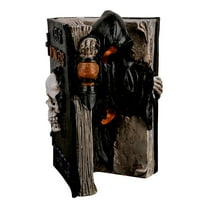 Uxgjfwu Book Decor Skull Prop with Gothic Cover - Fake Book Model for Home Halloween Party Scene Setup