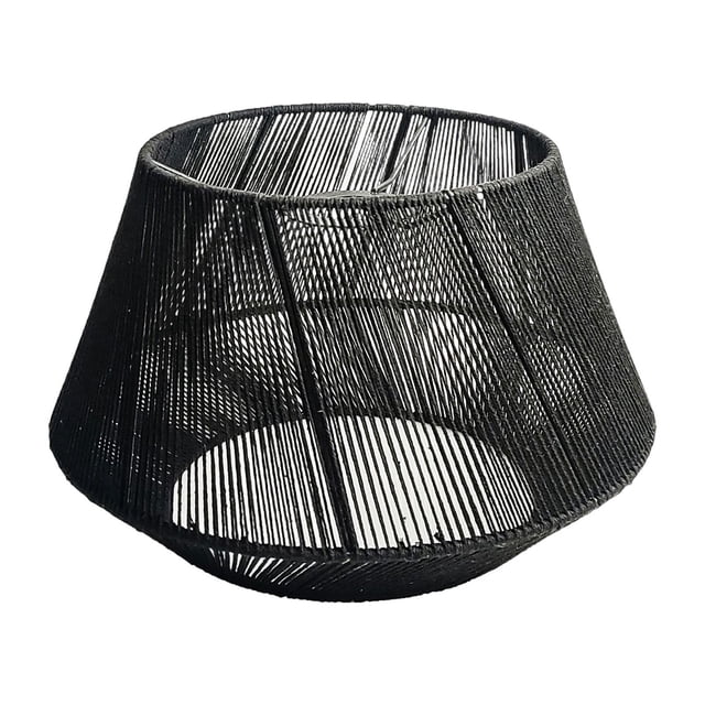 Farmhouse tejida de lámpara tejida de lámpara accesorio estilo vintage estilo vintage fácil de instalar cubierta de lámpara de bombilla para la cocina