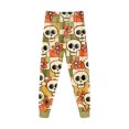 thumbnail image 6 of NIEWTR Girls Halloween Set Cute Cartoon Print Long Sleeved Homewear Two Piece Set Halloween Pajamas Toddler Girl Cute Pjs For Girls, 6 of 7