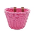 thumbnail image 3 of koolsoo Panier de Vélo Enfants Panier de Guidon Imperméable Tissé à la Main Réglable Rose, 3 of 9