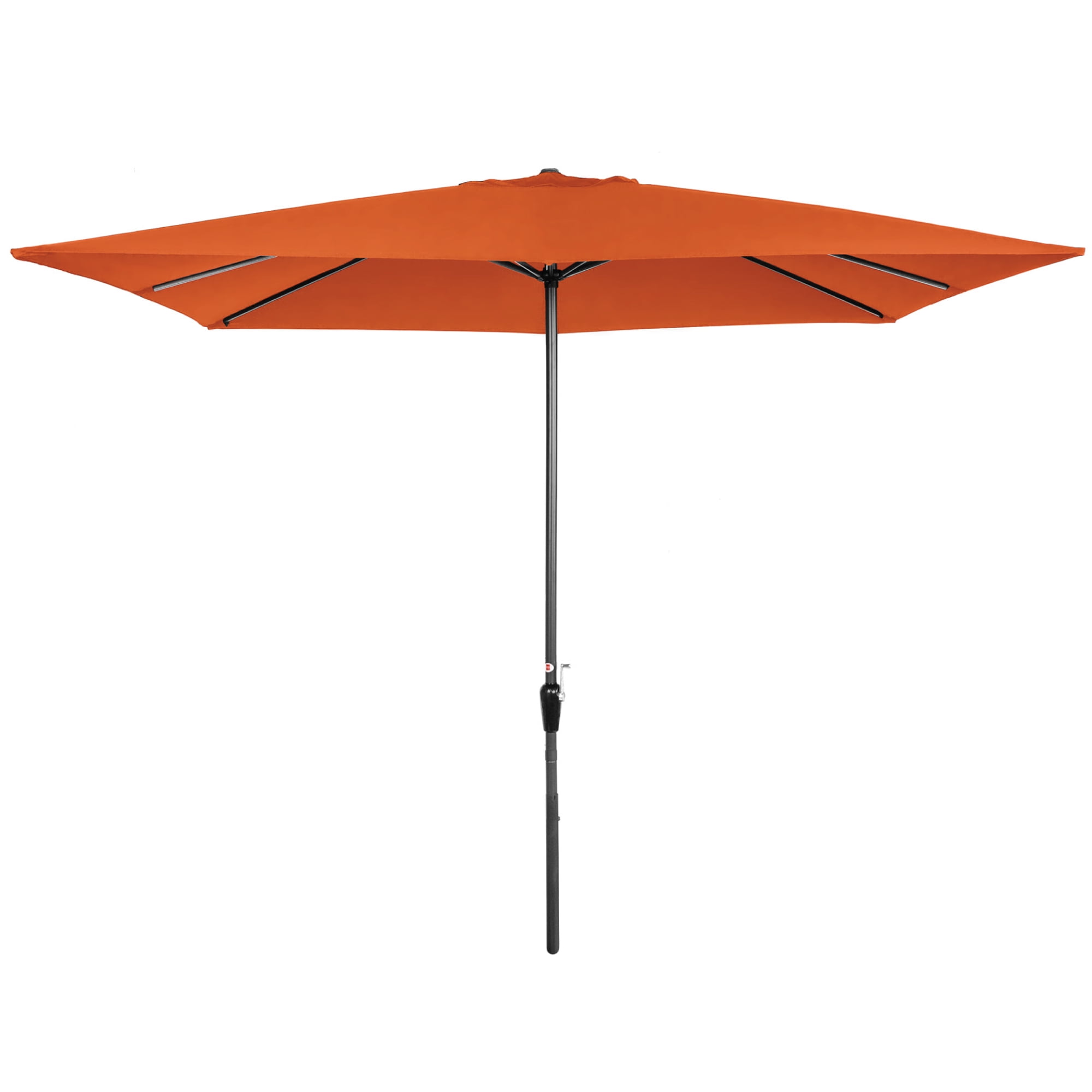 2x3m Rectangle Garden Parasol Umbrella Patio SunShade Crank Tilt RAIN COVER 