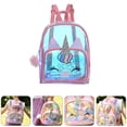 thumbnail image 3 of Mochila de unicornio Mochila transparente Unicornio Mochila para niños Bolsa de hombro Bolsa de libro Mochila de viaje, 3 of 7