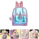 thumbnail image 3 of Mochila de unicornio Mochila transparente Unicornio Mochila para niños Bolsa de hombro Bolsa de libro Mochila de viaje, 3 of 7