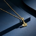 thumbnail image 5 of AOROCO Initial Necklaces for Women - 14K Gold Plated Dainty Trendy Letter Pendant Initial B Necklace Personalized Necklace Jewelry Gifts, 5 of 8