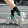 thumbnail image 5 of NKZNKZ 3 Pairs Mens Dress Socks Casual Dress Socks Men's Fashion Casual Crew Dress Socks-Funky Pack, 5 of 7