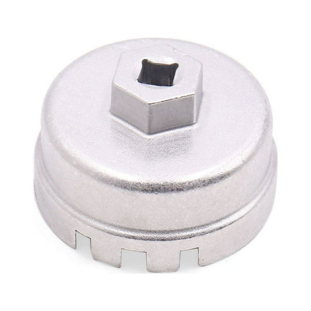 71mm Diámetro Interno 14 Ranuras Llave del Cartucho Filtro de Aceite 10mm Eje Cuadrado