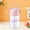 Pink, variant on Portable Plastic Water Bottle with Straw & Handle, 600ml/20oz Leakproof BPA-Free Travel Tumbler with Fruit Infuser, Cute Fortune Print Double-Wall Cup