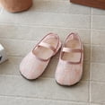 thumbnail image 5 of Losmtrace Girls Mary Jane Dress Shoes Ballerina Flats - Mesh Breathable Dress Shoes Lightweight Uniform Shoes for Parties, Daily Wear & Special Pink 12 (30), 5 of 9