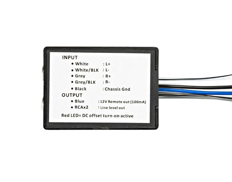 Kicker 46KISLOC2 Car Audio 2 Channel Line Output Converter w/ Remote Out Wire