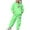 I-Green, variant on 67 Printed Hoodie and Joggers Set, Stylish Two-Piece Casual Playwear, Cozy Outfit for Girls and Boys,Green 120