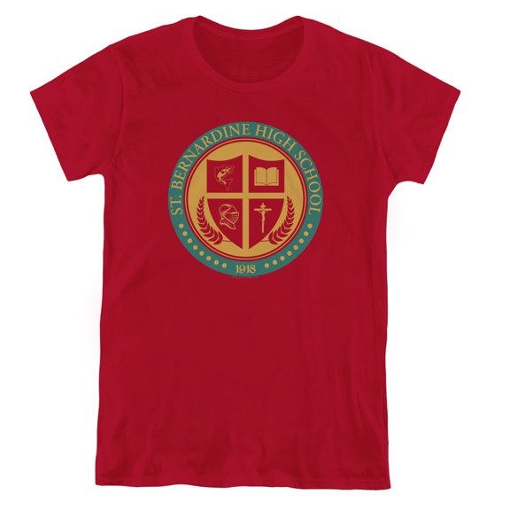 American Vandal St Bernardine Seal Women's T-Shirt Cardinal