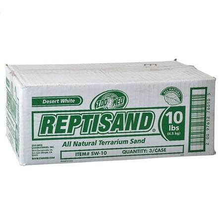 Zoo Med ReptiSand Substrate - Desert White 3 x 10 lb Bags (30 lbs