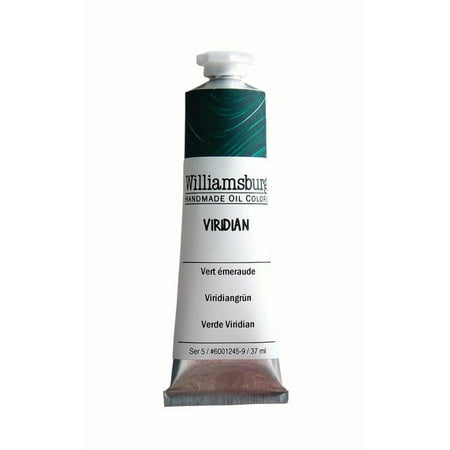 UPC: 0877463001246 | Williamsburg Handmade Oil Color 37ml Tube Viridian