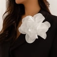 thumbnail image 4 of Xinyolin Women's Corsage Brooch - Fabric Flower Shape, Anti-slip Suit Coat Collar Hat, Dress Decoration, Prom Party Garment Jewelry, 4 of 8