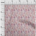 thumbnail image 2 of oneOone Polyester Spandex Light Peach Fabric Leaves Sewing Fabric By The Yard Printed Diy Clothing Sewing Supplies 56 Inch Wide, 2 of 5