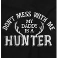 thumbnail image 2 of Don't Mess With Me Daddy's A Hunter Bodysuit Jumper Girls Infant Baby Brisco Brands 12M, 2 of 6