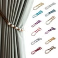 thumbnail image 1 of Zeus Sans Perçage Perle Perlée Magnétique Rideau Embrasse Corde Boucle Support Sangle Déco, 1 of 7