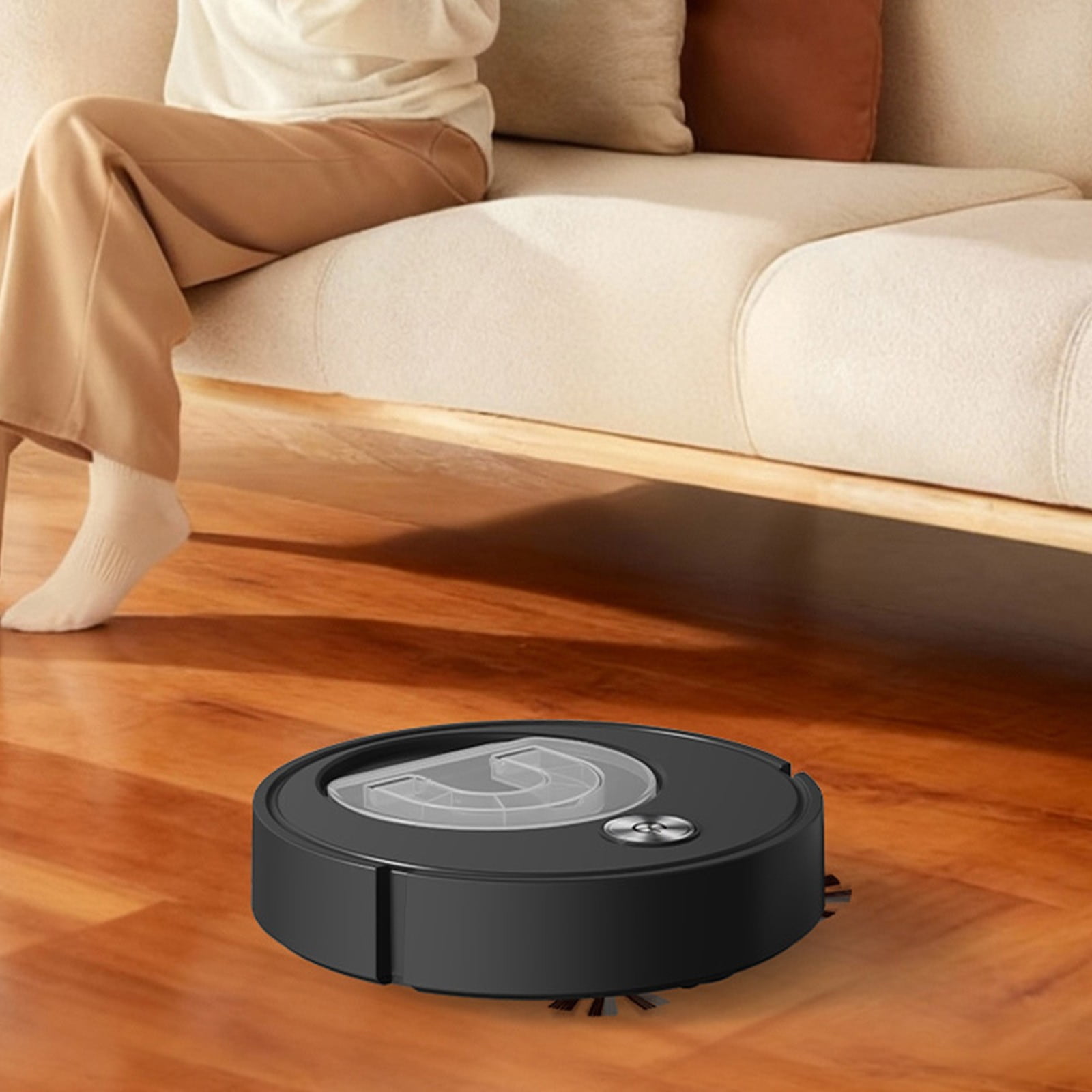 Robot Vacuum and Mop, Vacuum Robot mop Advanced Obstacle Avoidance, Robotic Vacuum Cleaner Aspiradora Robot Robotic Vacuum CleanerDesign, Ideal for Pet Hair, Hard Floor,Carpet